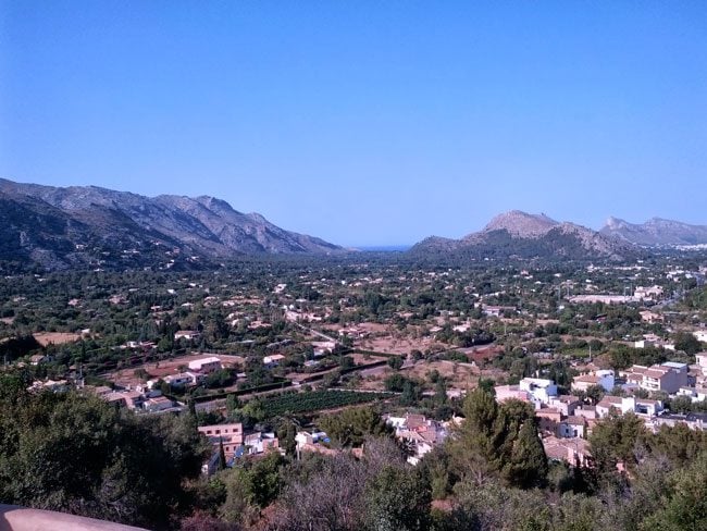 Pollenca view from calvary Chapel
