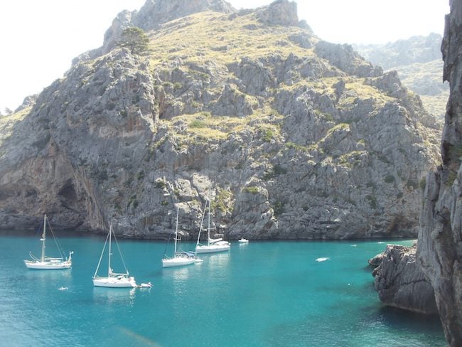 Sa Calobra Mallorca beach clear waters