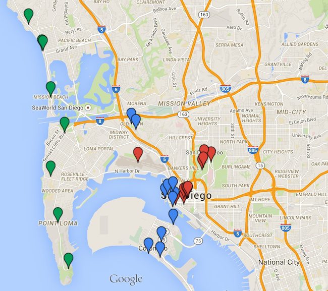 3 dage i San Diego rejseplan