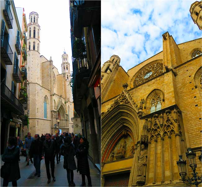 Basilica of Santa Maria del Mar Barcelona