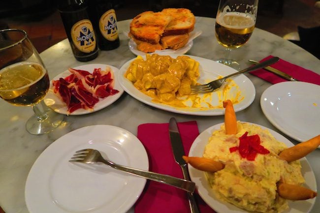 Bodega la Palma Barcelona Tapas Bar Food