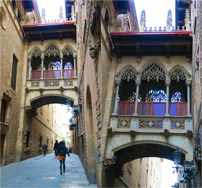 Bridge of Sighs Barcelona