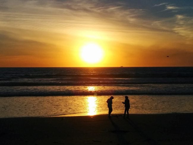 Cornado-Beach-California-sunset