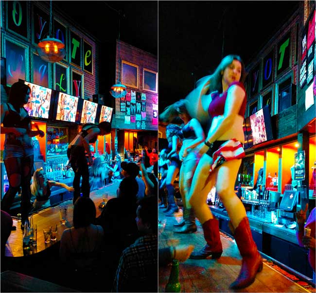 Coyote-Ugly-San-Diego-Gaslamp-Saturday-night