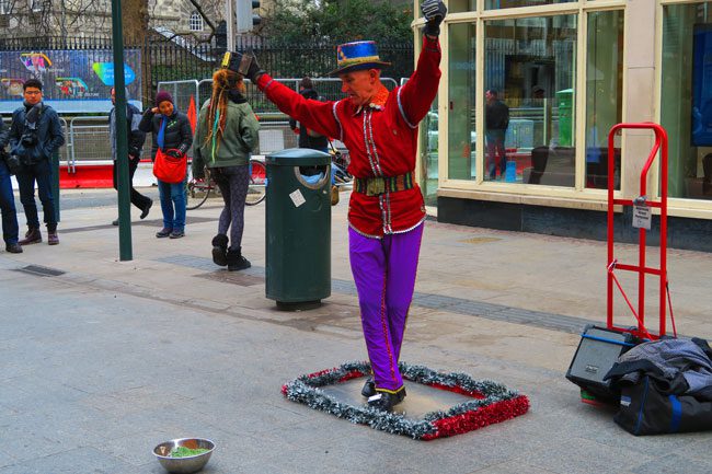 Grafton Street Dublin street performer