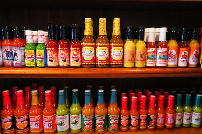 Hot sauce shop gamle bydel San Diego