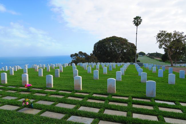 Navy cemetery San Diego Point Loma