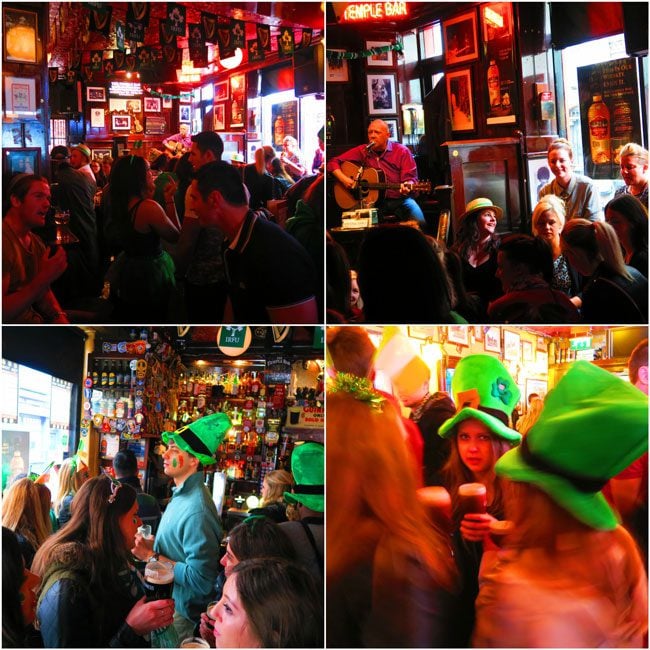 St Patricks Day in The Temple Bar