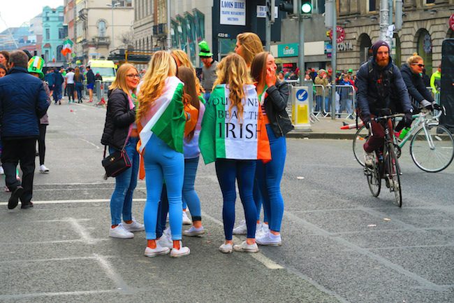 Dublin girld St Patricks Day Parade