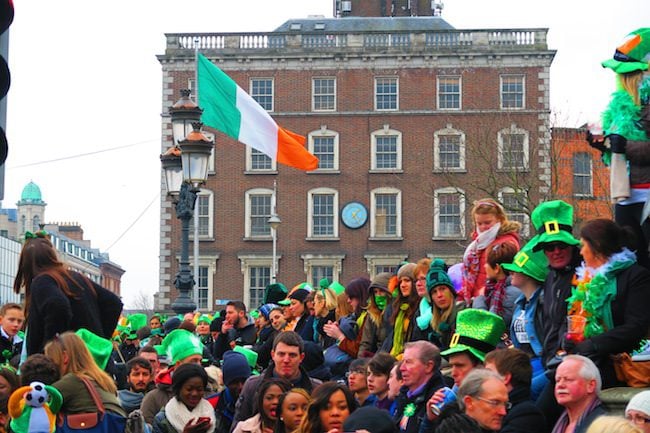 Dublin on St Patricks Day