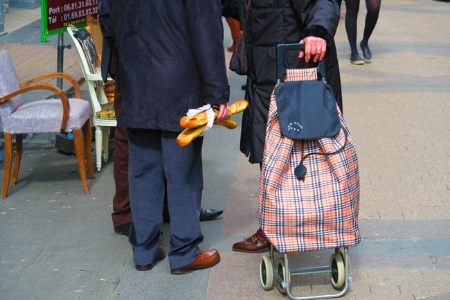 Rue Levy Paris market baguette