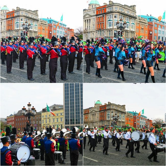St Patricks Parade Dublin marching bands