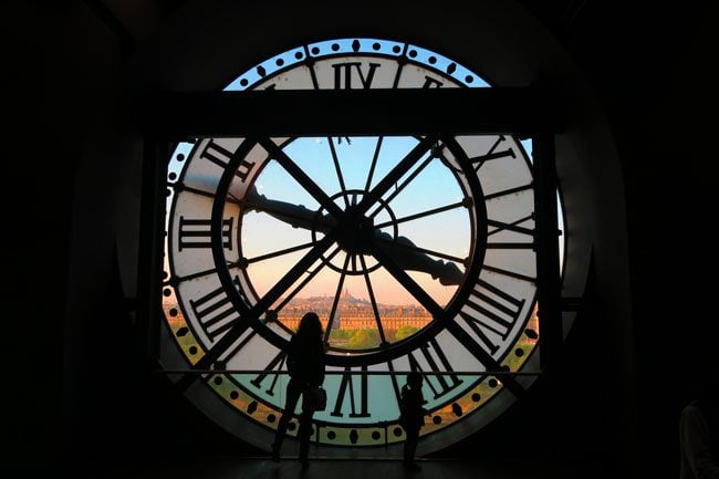 Sacre Coeur from Musee dOrsay giant clock