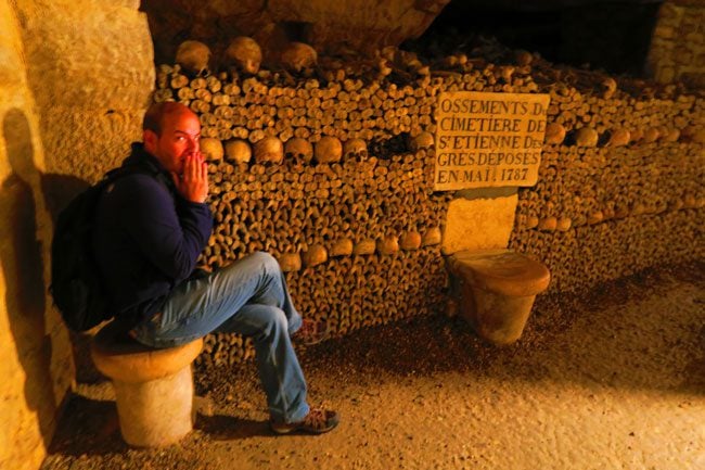 Catacombes Paris underground cemetery