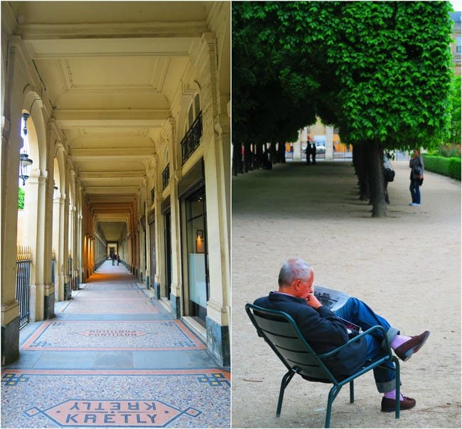 Chilling at Jardins du Palais Royal Paris