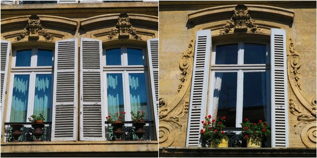 Classic Paris windows