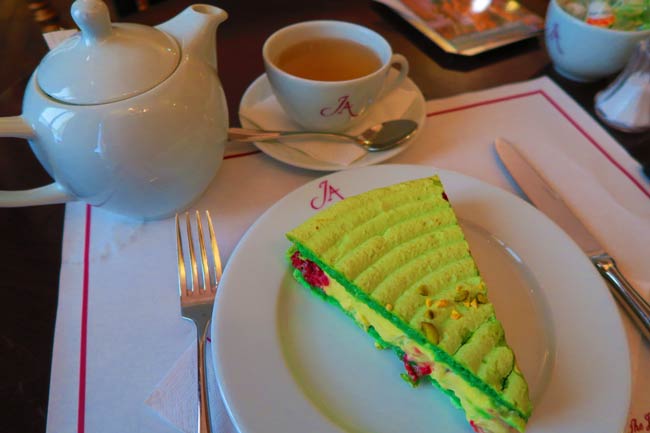 Delicious pastry at the tea house in Musee Jacquemart Andre Paris museum