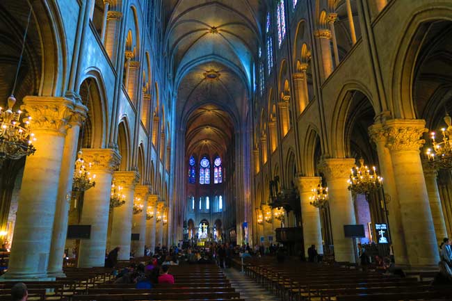 Notre Dam Paris interior