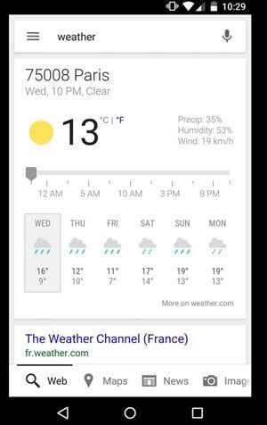 Paris rainy weather forecast