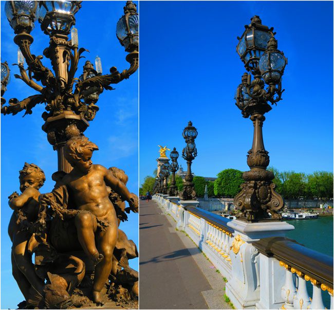 Pont Alexandre III Statues Paris