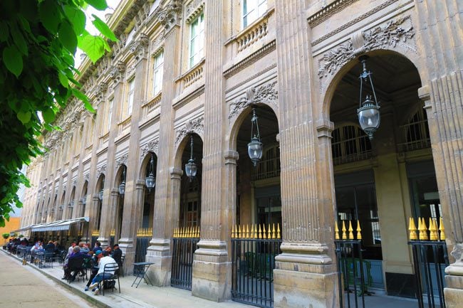 Arcade at Jardins du Palais Royal Paris