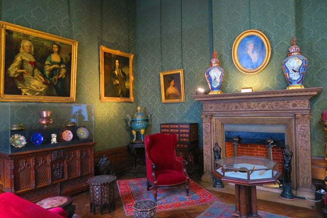 The smoking room at the Musee Jacquemart Andre Paris museum