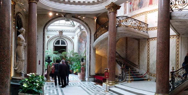 The Winter Garden panoramic view Musee Jacquemart Andre Paris museum