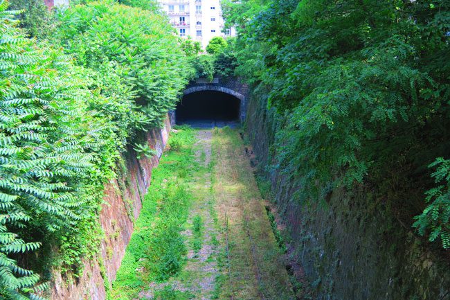 abandoned paris railroad Chemin de fer de Petite Ceinture