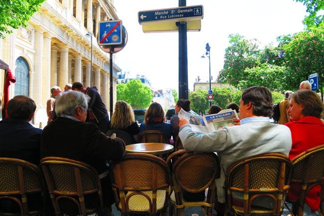 Café de la Mairie Place Saint Sulpice Paris