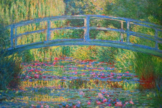 Claude Monet painting from Giverny