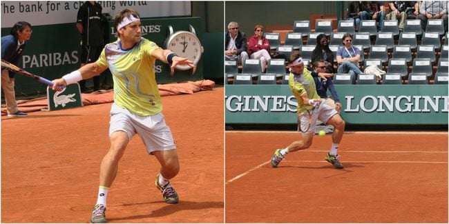 David Ferrer at rold garros