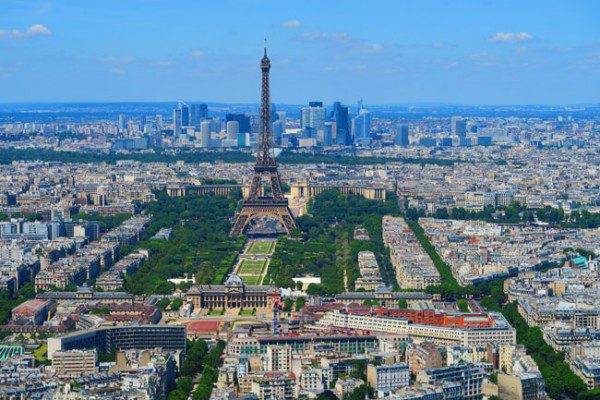 Eiffel Tower from Montparnasse Tower Paris