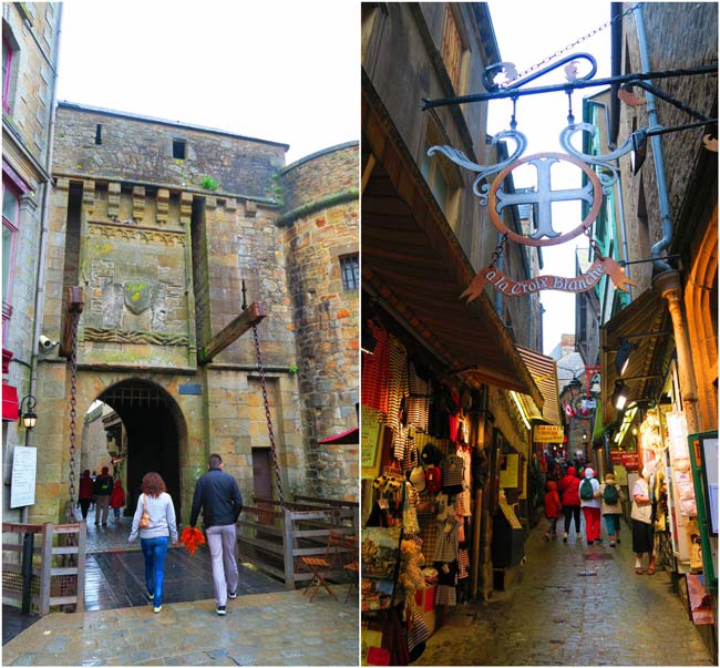 enterance to mont saint michel