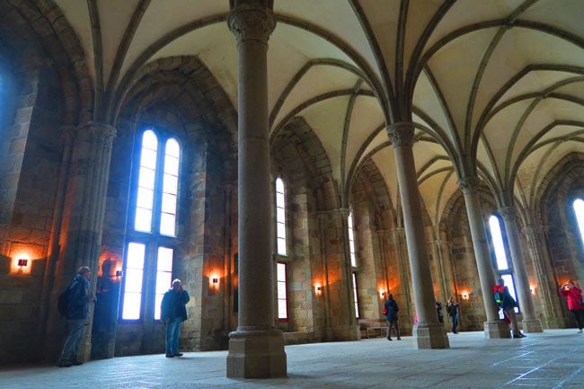 guest hall mont saint michel abbey