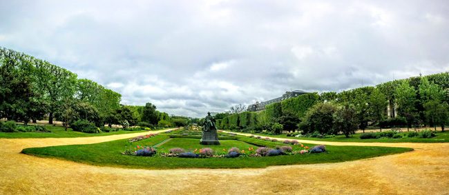 Jardin des Plantes Paris panoramic view