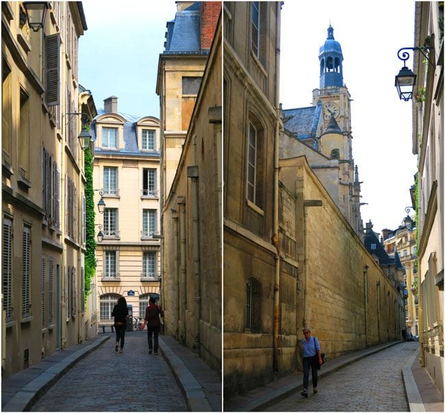 Latin Quarter Medieval narrow lanes