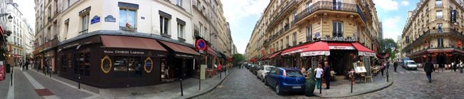 Latin quarter paris narrow alleys