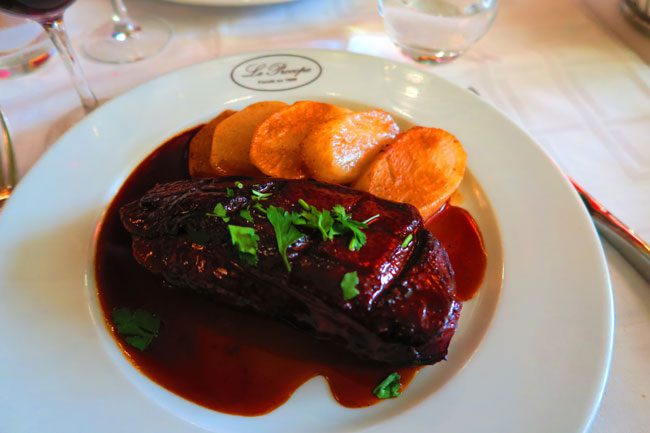 Le Procope Paris restaurant duck breast