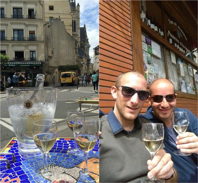 Les Pipos wine bar Latin Quarter Paris