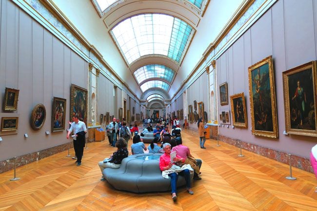 Louvre denon wing Grand Galerie