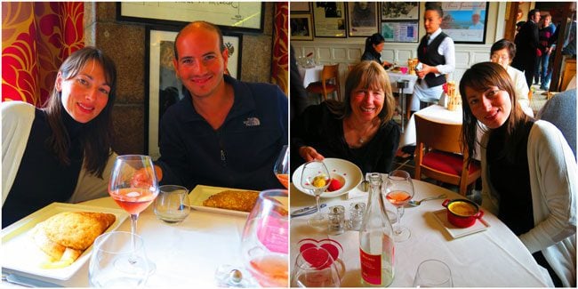 lunch at la mere poulard restuarant mont saint michel