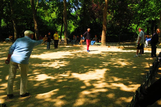 Luxembourg Garden Paris petanque