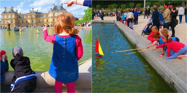 Luxembourg Garden Paris toy yachts