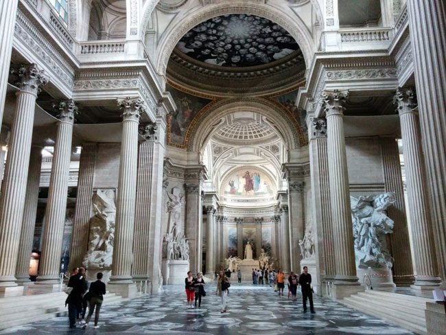 Pantheon Latin Quarter Paris Interior