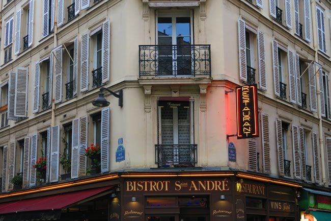 Paris bistrot saint germain