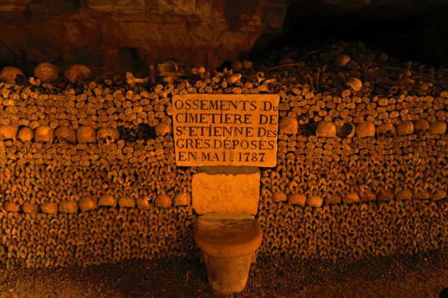 paris catacombs 1787