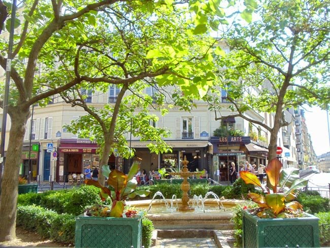 Place de la Contrescarpe Latinerkvarteret Paris Mouffetard