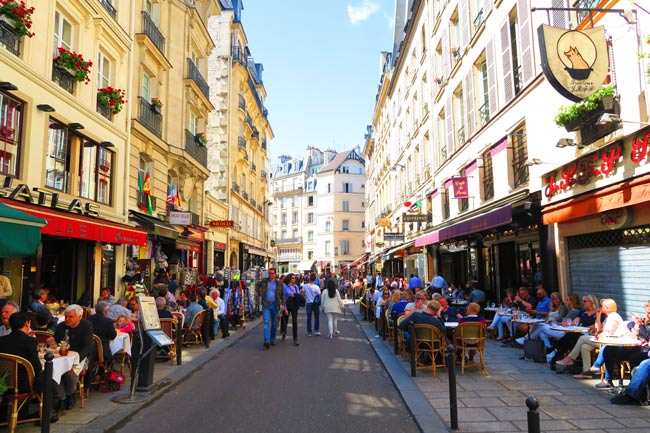 Rue de Buci Saint Germain des Pres Paris
