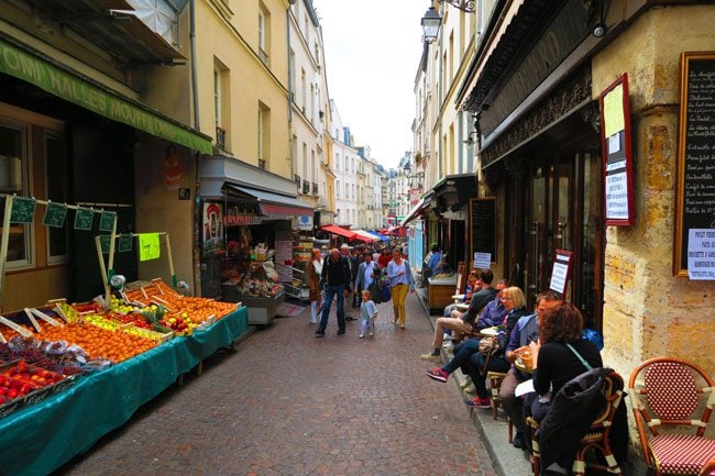 Rue Mouffetard Paris Latin Quarter