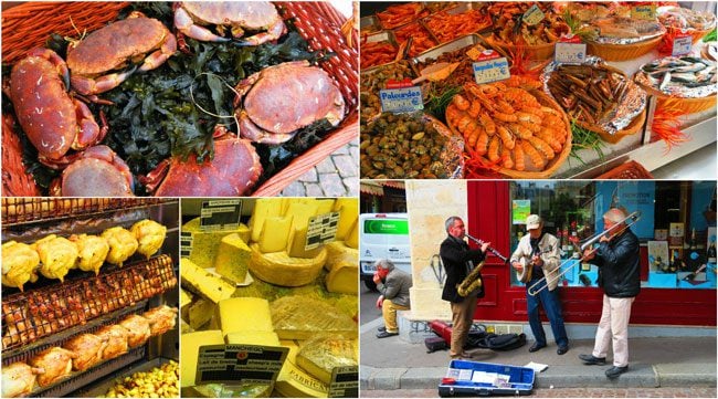 Rue Mouffetard Paris market street